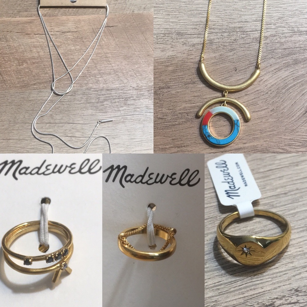 NWT Madewell Jewelry Lot - 5 pieces